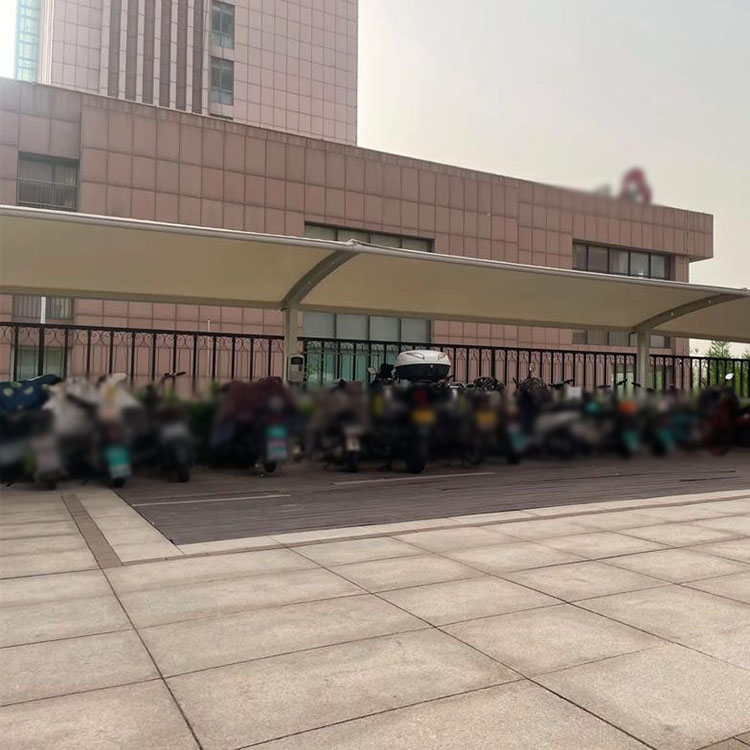 新平膜结构电动车棚