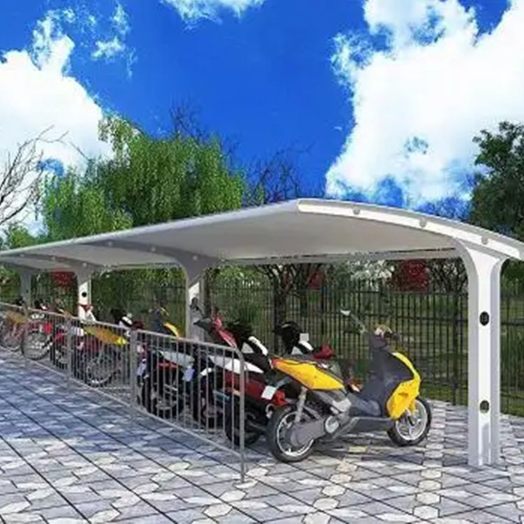 新平膜结构电动车棚