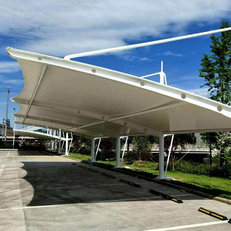 新平膜结构汽车棚