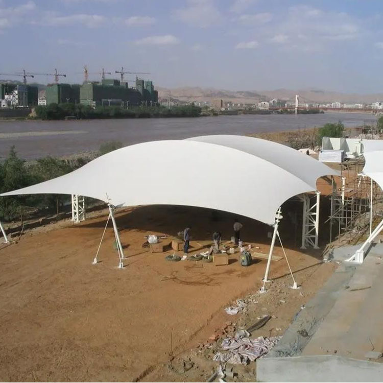 新平膜结构汽车棚